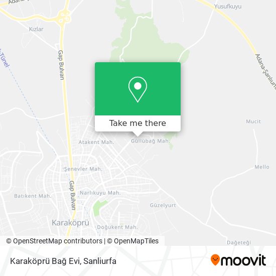 Karaköprü Bağ Evi map