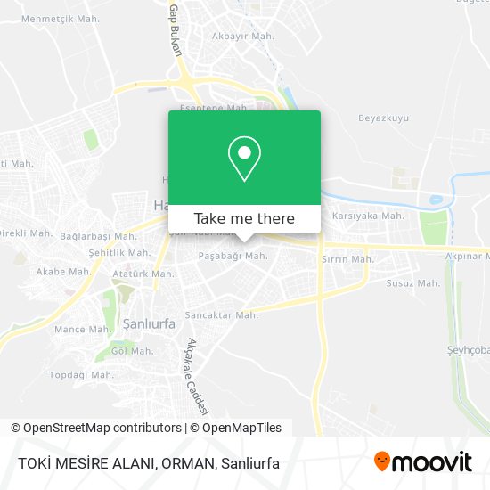 TOKİ MESİRE ALANI, ORMAN map