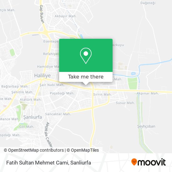 Fatih Sultan Mehmet Cami map