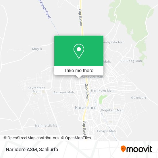 Narlıdere ASM map