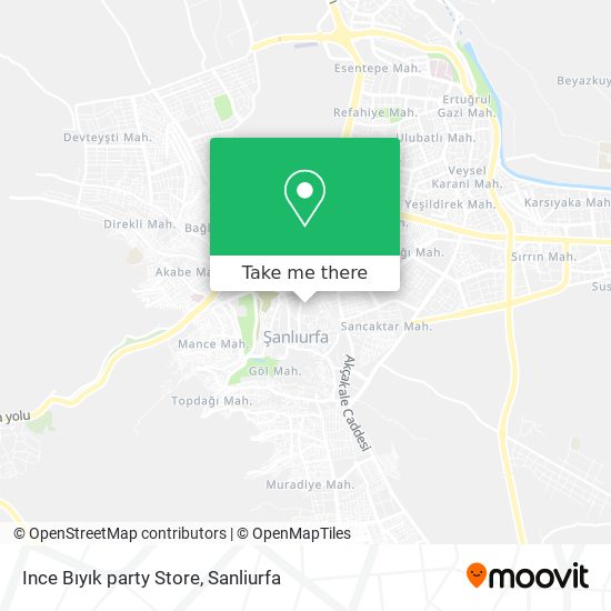 Ince Bıyık party Store map