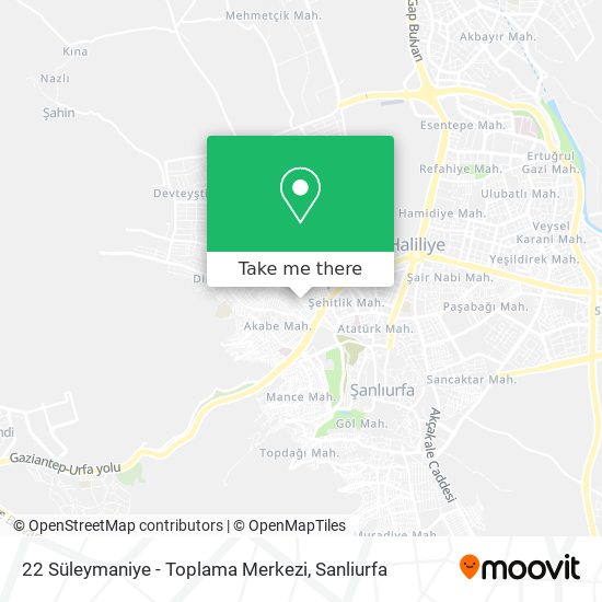 22 Süleymaniye - Toplama Merkezi map