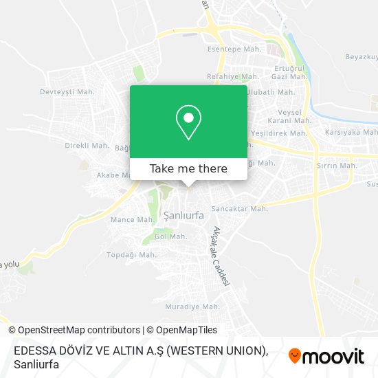 EDESSA DÖVİZ VE ALTIN A.Ş (WESTERN UNION) map