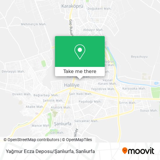 Yağmur Ecza Deposu/Şanlıurfa map