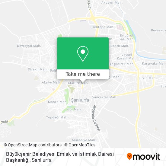 Büyükşehir Belediyesi Emlak ve İstimlak Dairesi Başkanlığı map