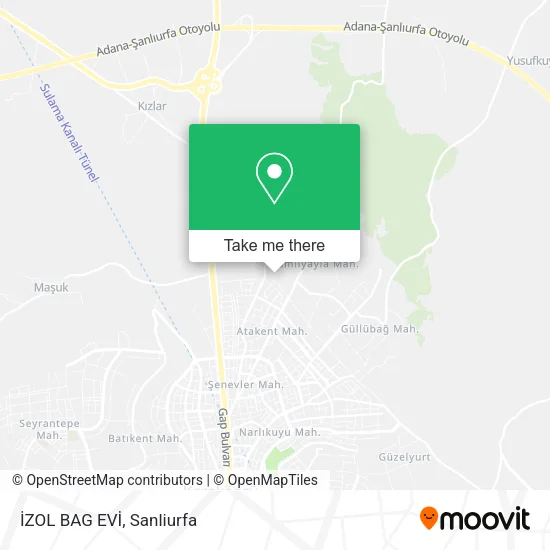 İZOL BAG EVİ map