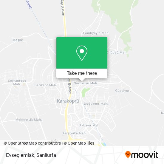 Evseç emlak map