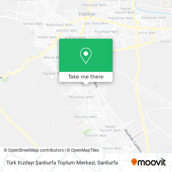Türk Kızılayı Şanlıurfa Toplum Merkezi map