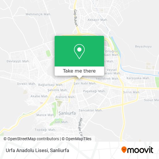 Urfa Anadolu Lisesi map