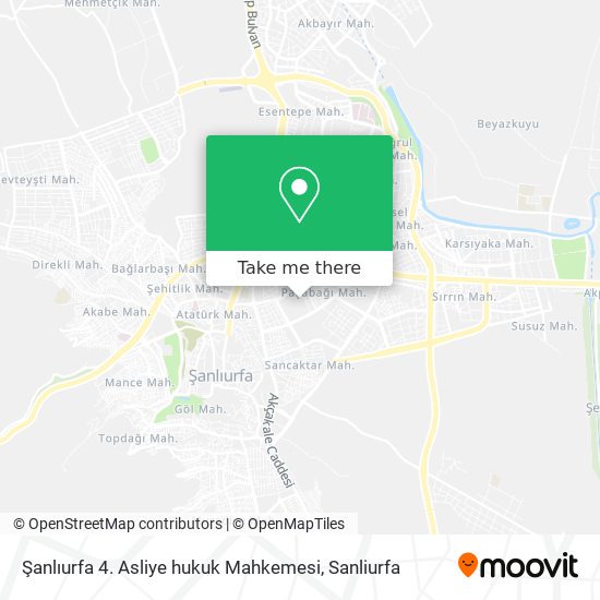 Şanlıurfa 4. Asliye hukuk Mahkemesi map