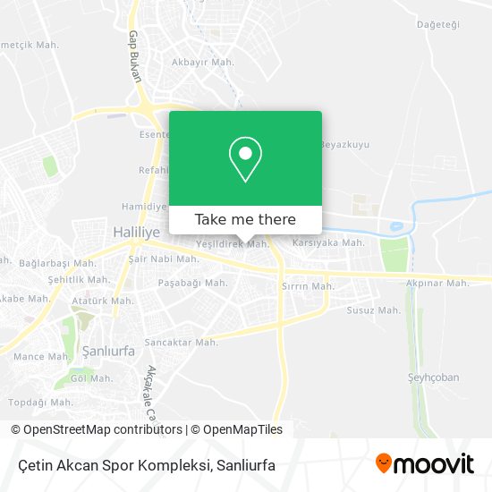Çetin Akcan Spor Kompleksi map