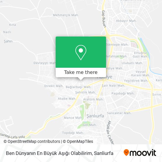Ben Dünyanın En Büyük Aşığı Olabilirim map