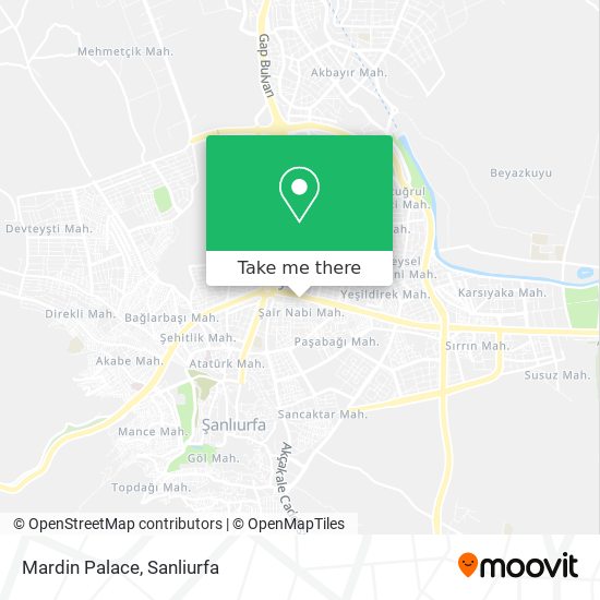 Mardin Palace map