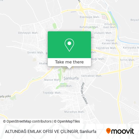 ALTUNDAĞ EMLAK OFİSİ VE ÇİLİNGİR map