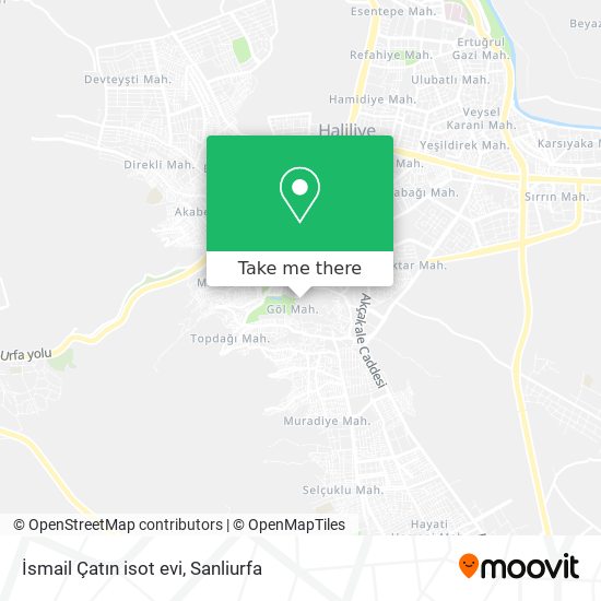 İsmail Çatın isot evi map