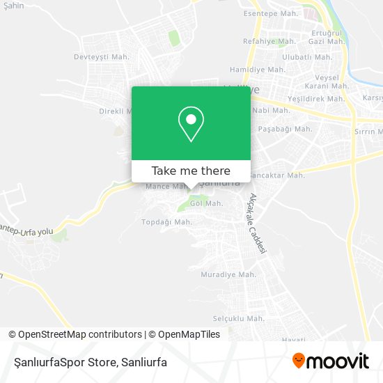 ŞanlıurfaSpor Store map