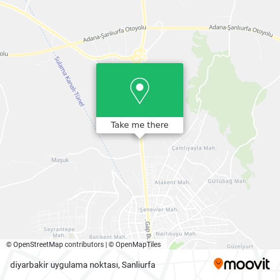 diyarbakir uygulama noktası map