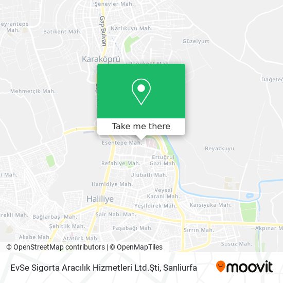 EvSe Sigorta Aracılık Hizmetleri Ltd.Şti map