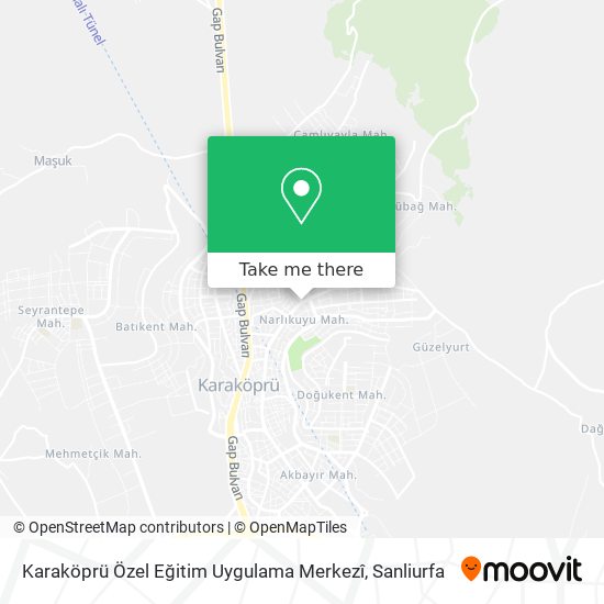 Karaköprü Özel Eğitim Uygulama Merkezî map