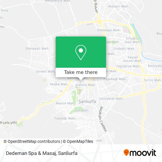 Dedeman Spa & Masaj map