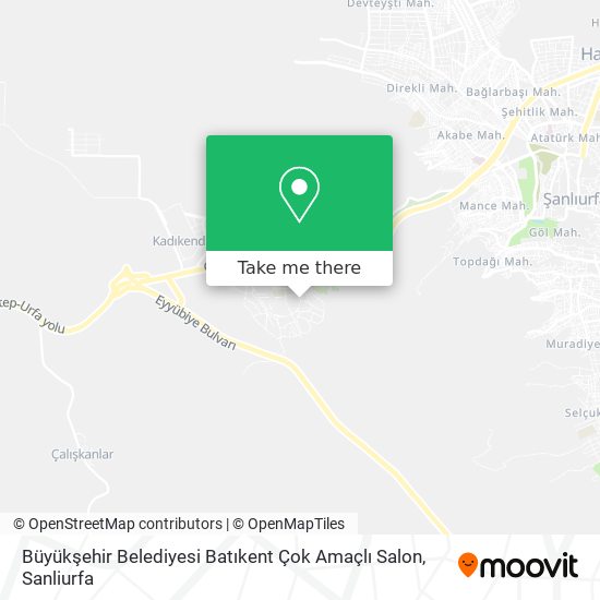 Büyükşehir Belediyesi Batıkent Çok Amaçlı Salon map