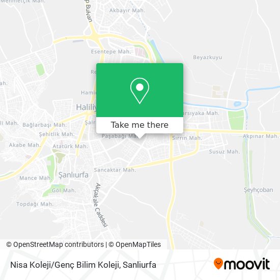 Nisa Koleji/Genç Bilim Koleji map