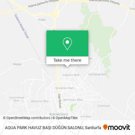 AQUA PARK HAVUZ BAŞI DÜĞÜN SALONU map