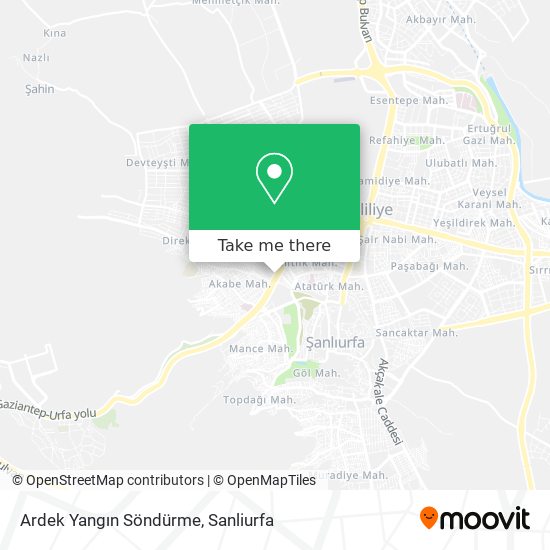 Ardek Yangın Söndürme map