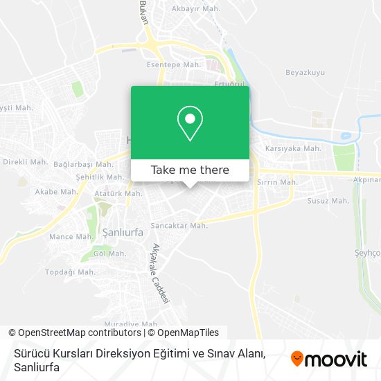 Sürücü Kursları Direksiyon Eğitimi ve Sınav Alanı map