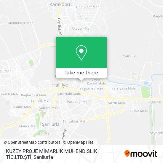 KUZEY PROJE MİMARLIK MÜHENDİSLİK TİC.LTD.ŞTİ map