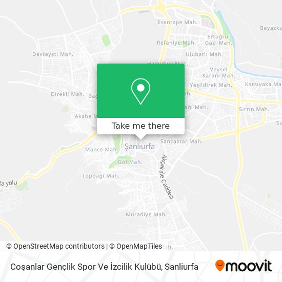 Coşanlar Gençlik Spor Ve İzcilik Kulübü map