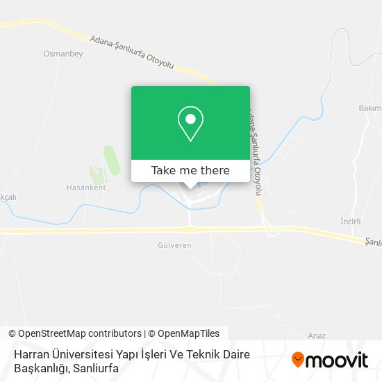 Harran Üniversitesi Yapı İşleri Ve Teknik Daire Başkanlığı map