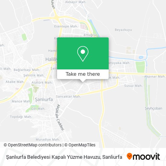 Şanlıurfa Belediyesi Kapalı Yüzme Havuzu map