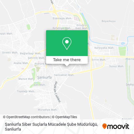 Şanlıurfa Siber Suçlarla Mücadele Şube Müdürlüğü map