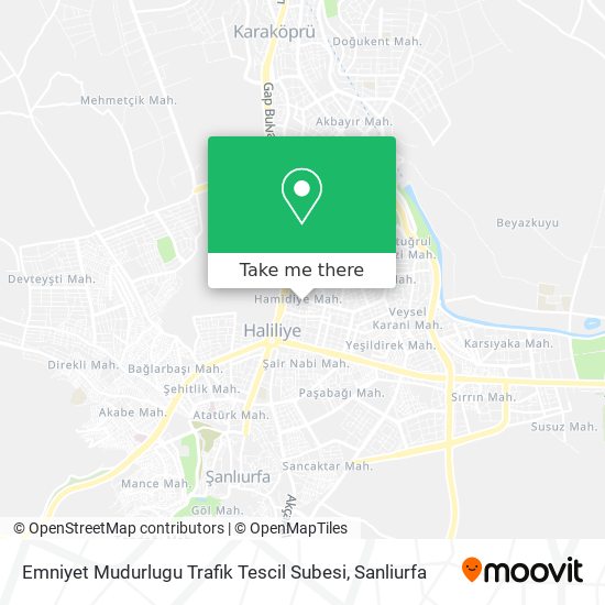 Emniyet Mudurlugu Trafik Tescil Subesi map