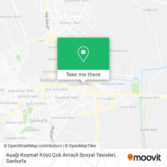 Aşağı Koymat Köyü Çok Amaçlı Sosyal Tesisleri map