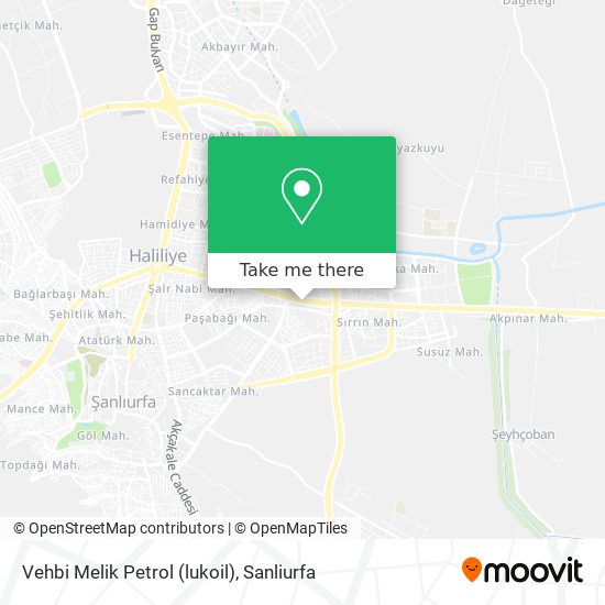 Vehbi Melik Petrol (lukoil) map