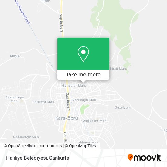 Haliliye Belediyesi map