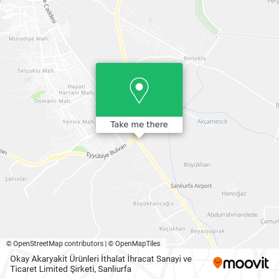 Okay Akaryakit Ürünleri İthalat İhracat Sanayi ve Ticaret Limited Şirketi map