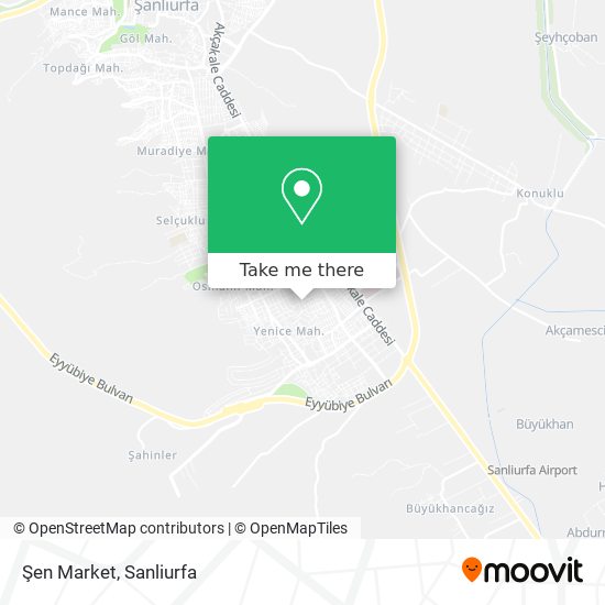 Şen Market map