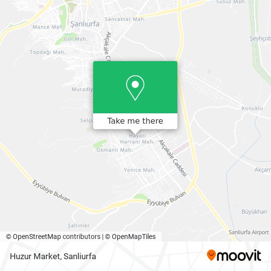 Huzur Market map