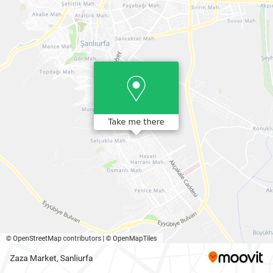 Zaza Market map