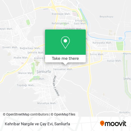 Kehribar Nargile ve Çay Evi map
