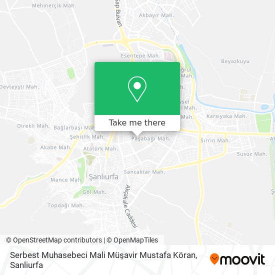Serbest Muhasebeci Mali Müşavir Mustafa Köran map