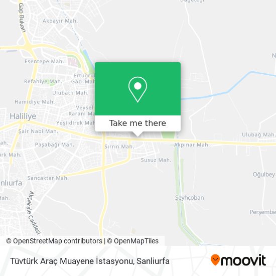 Tüvtürk Araç Muayene İstasyonu map