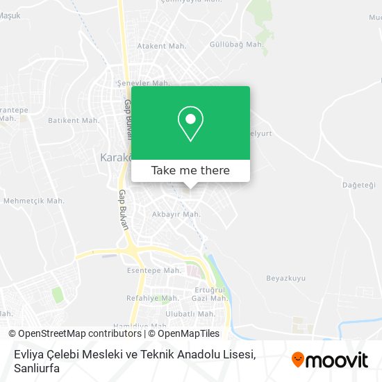 Evliya Çelebi Mesleki ve Teknik Anadolu Lisesi map