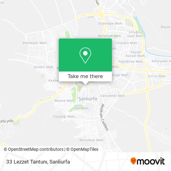 33 Lezzet Tantunı map