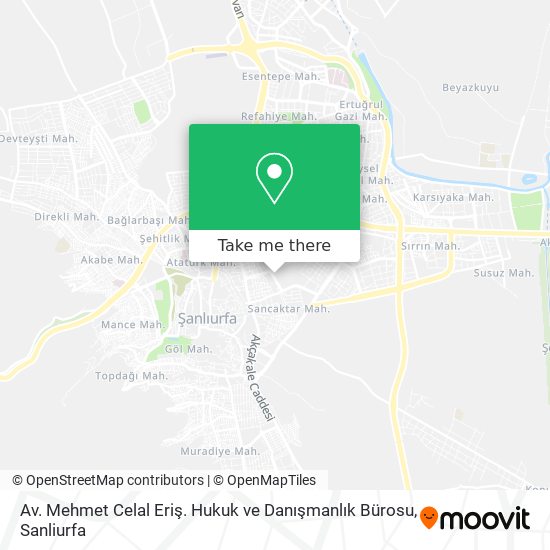 Av. Mehmet Celal Eriş. Hukuk ve Danışmanlık Bürosu map