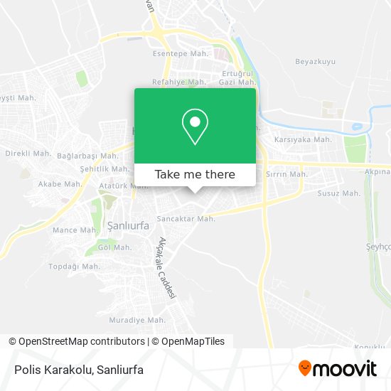 Polis Karakolu map