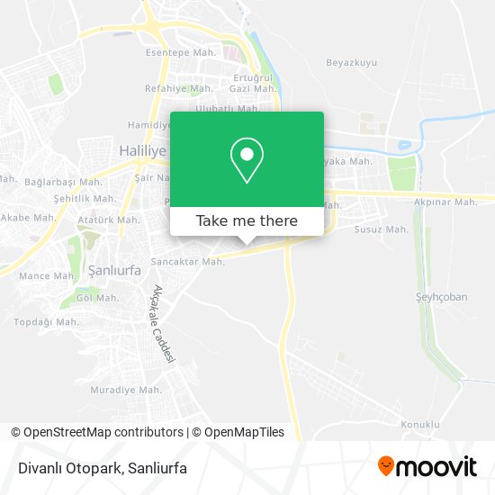 Divanlı Otopark map